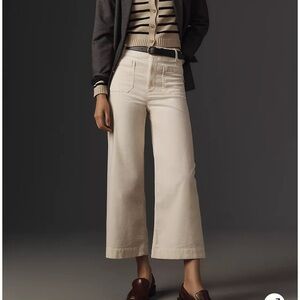 The Colette Cropped Wide Leg Corduroy by Maeve